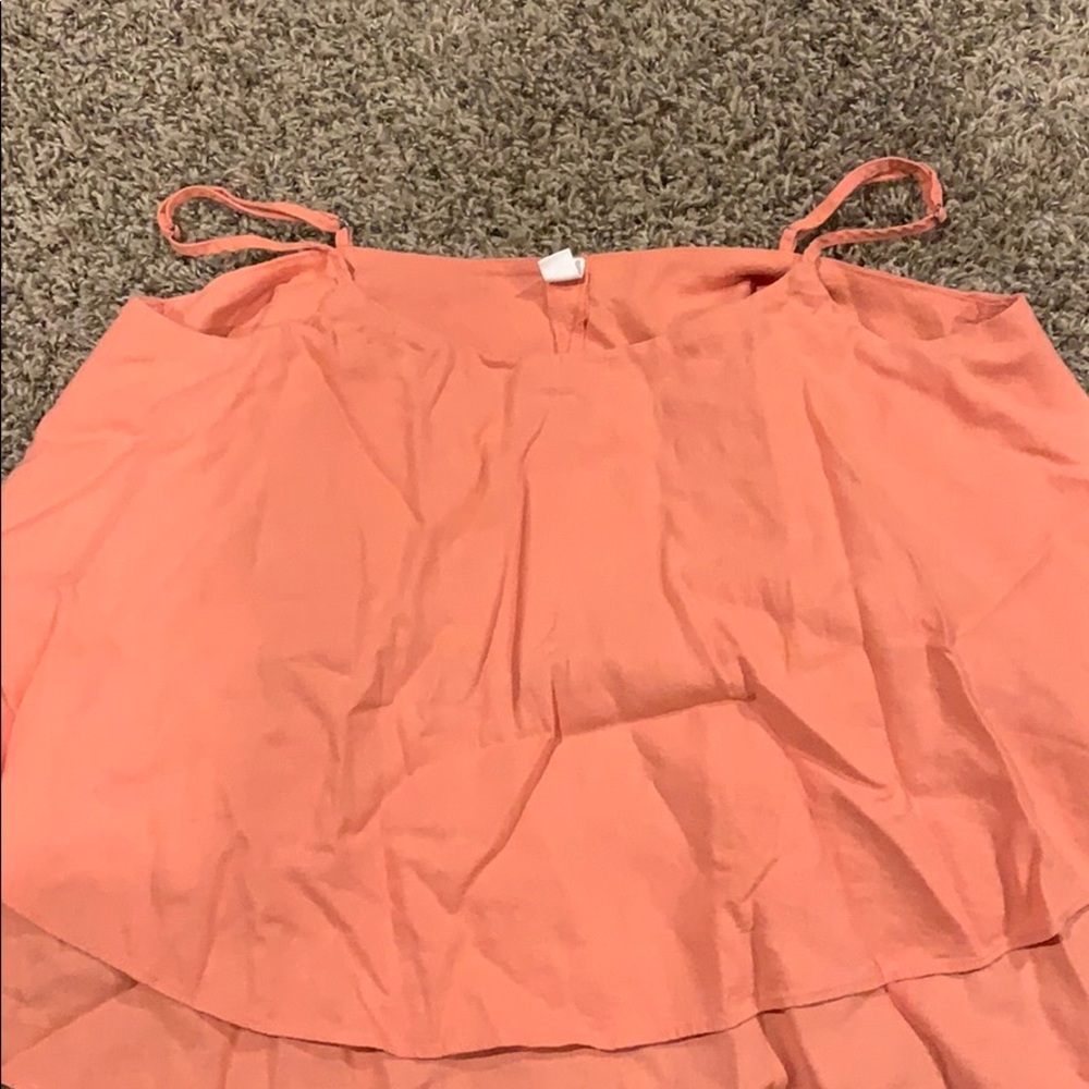 Melon Cropped Shirt